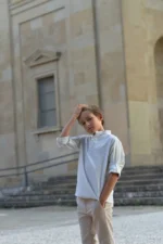Camisa Niño Raya Beige