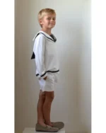 Camisola marinero crep forrada