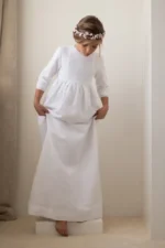 Vestido de comunion Candela (lazada no incluída) - Imagen 2
