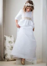 Vestido de comunión "Canutillo mini blanco"