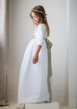 Vestido de comunión "Canutillo mini blanco" - Imagen 3