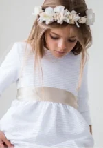 Vestido de comunión "Canutillo mini blanco" - Imagen 4