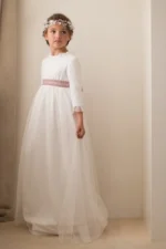 Vestido de Comunión "Tul capa" (sin lazada)