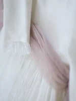 Vestido de Comunión "Tul capa" (sin lazada) - Imagen 2