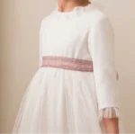 Vestido de Comunión "Tul capa" (sin lazada) - Imagen 3