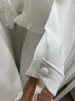 Vestido de comunión Nido abeja bordado - Imagen 3