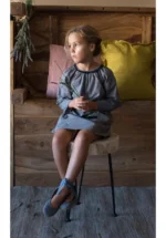 Vestido un bolsillo plumetti puntilla negrilla - Imagen 2